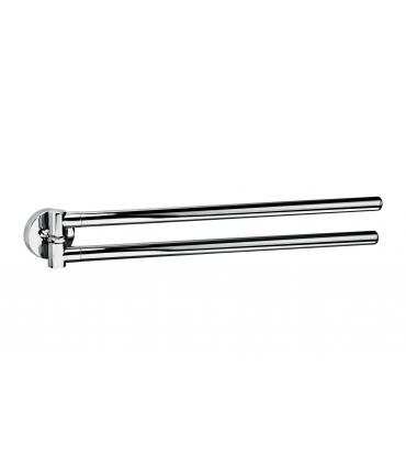 Swivel double towel rail Colombo collection basic b2712 chrome.