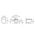 Roca compact wall hung bidet New Meridian series