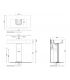 Wall-mounted washbasin Ceramica Flaminia Madre series