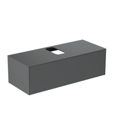 Lacquered washbasin cabinet with one drawer, Ideal Standard Conca