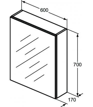 Specchio contenitore 1 anta Ideal Standard