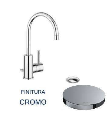 Washbasin High mixer Bellosta collection bambu' chrome.