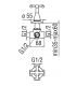 Deviateur pour Mitigeur douche   a' encastrer Nobili Carlos Primero CP160