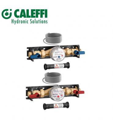 Caleffi 700052 contatore locale, valvole acqua fredda 3/4