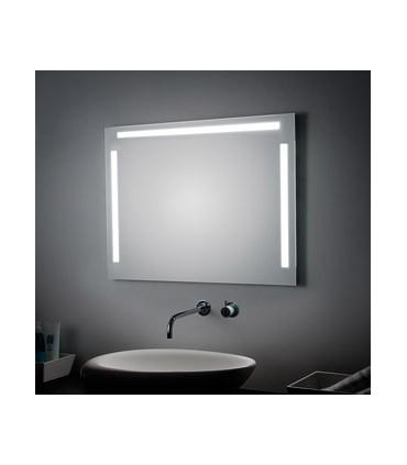 Specchio, Koh-i-noor, Serie Tre luci T5, Modello 45922, con luci