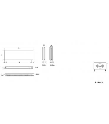 Zehnder Arteplano horizontal radiator