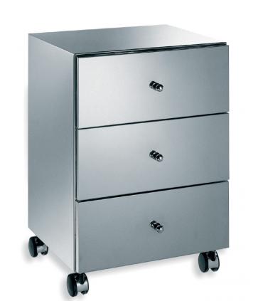 Lateral cabinet, Lineabeta, collection Runner, model 5436, with drawers, on wheels, made of steel