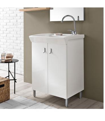 Geromin Bijoux PC66BIJOUX1B sink and base 2 doors 60x60cm, white