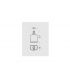 Porte-savon mural Colombo time collection W42800CR-VAN chrome