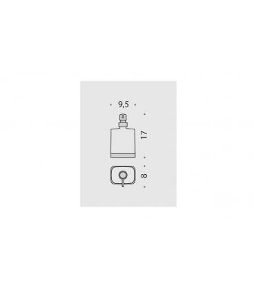Porte-savon mural Colombo time collection W42800CR-VAN chrome