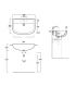 Lavabo da semincasso, Simas collezione Paola
