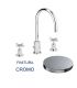 Kit de finition melangeur pour  lavabo a' trois trous, Bellosta collection life