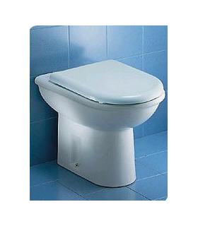 Toilet seat with normal closure, ceramic dolomite collection Clodia