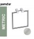 Cosmic Metric 382005 towel ring, brushed stainless steel