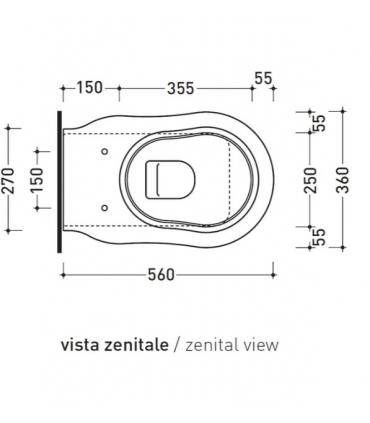 Floor standing toilet back to wall collection Efi