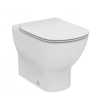 WC Back to wall Ideal Standard Thesis, Other geometries Translated drain Normal Ceramic Rimless MATT White With slim slowed seat