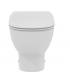 Wc filoparete Ideal standard Tesi Aquablade con sedile slim