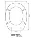 Abattant wc Pozzi Ginori Piemonte