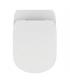 Toilet suspended Ideal Standard Tesi series, T3546 art ceramic white finish, Aquablade Technology (no rim). Including seat with