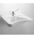 Ergonomic washbasin with space for elbows collection 130 Ponte Giulio