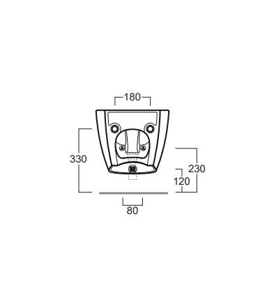 Bidet sospeso monoforo Simas Vignoni VI19 56X36