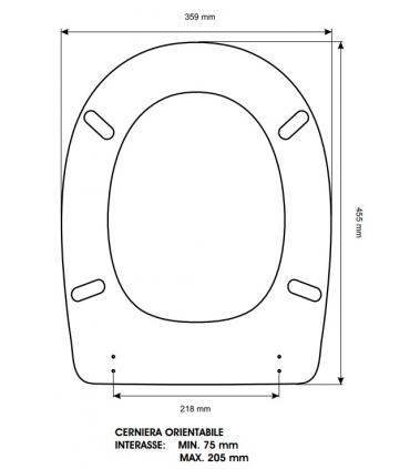 Abattant wc Flaminia Relax version 1