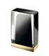 Handle with base gold with glass Murano Fantini Venezia