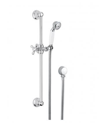 Rail slider classic with hand shower and water inlet Bellosta