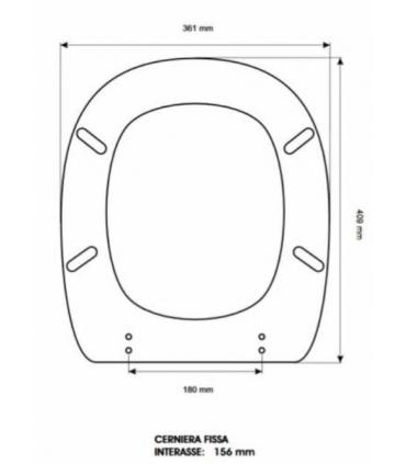 Abattant wc Pozzi Ginori 500