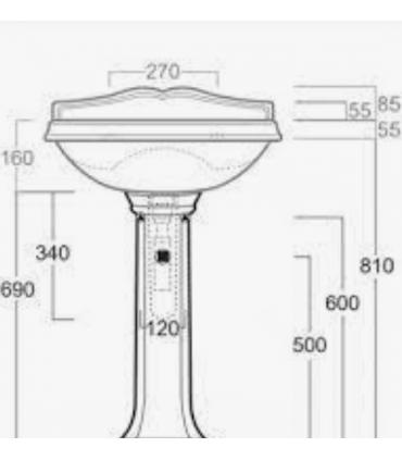 Colonna di completamento per lavabo, Simas collezione Arcade AR814 art