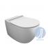 Wall hung toilet Simas collection Vignoni white