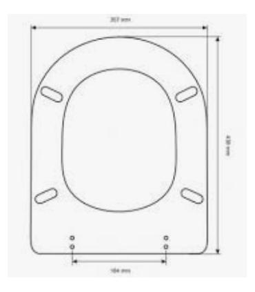 Sedile Colbam con cerniere cromo Ideal Standard Fiorile sospeso 2816