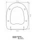 Abattant wc Duravit sol suspendel