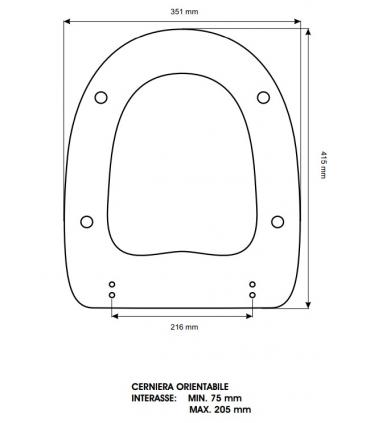 Abattant wc Duravit sol suspendel