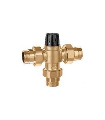 Thermostatic mixer Caleffi, extractable cartridge and retain