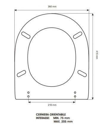 Abattant wc Flaminia Link