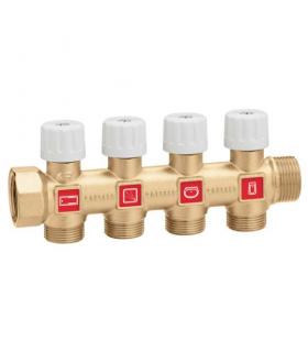 Simple collector with valve Caleffi