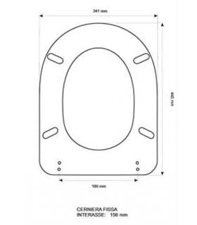 Sedile Colbam con cerniere cCesame Sintesi versione 1 art139.