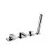 Taps for bath edges Fantini collection AR/38 with hand shower
