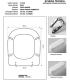 Toilet seat with normal closure Pozzi Ginori Oasi