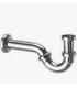 Siphon bidet "s" shape without drain 1 1/4 chrome.