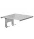 Shelf with hook for glass wiper, Colombo B9644 stainless steel