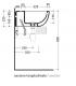 Flaminia, countertop/wall hung washbasin, dip Dp481, finishing white.