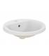 Lavabo monoforo da incasso soprapiano Ideal Standard Connect tondo