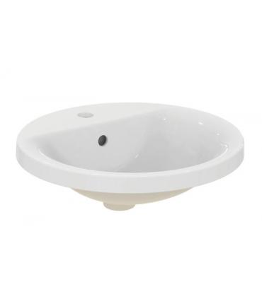 Lavabo monotrou da encaster comptoir Ideal Standard connect rond