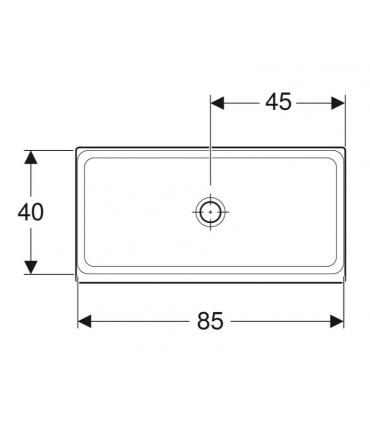 Lavabo Geberit Elleboro 90 cm