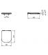 Sedile slim a chiusura rallentata Ideal Standard serie Tesi art.T3527