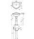 Lavabo Simas Arcade Ar814 59 cm