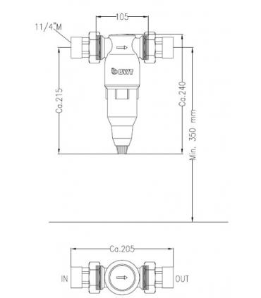 Filtre à manche BWT Europafilter WF