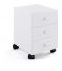 Lateral cabinet, Lineabeta, collection Runner, model 5435, with drawer and single door, on wheels, made of steel